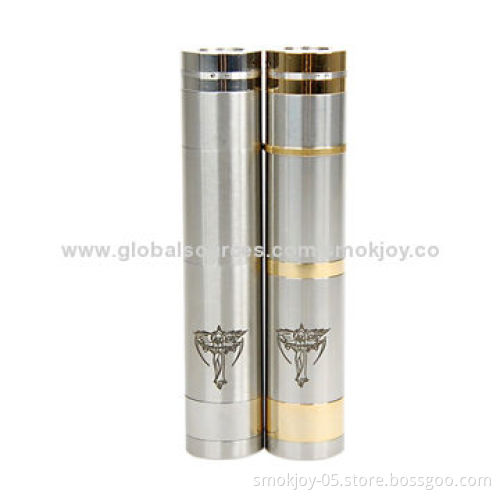 Stainless Steel and Brass Mechanical Nemesis Mod Clone, Fit 26650 Battery